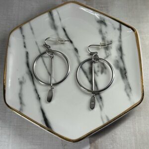 Kendra Scott Nalani Silver Hoop Earrings
